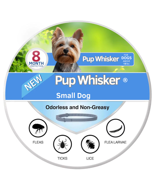 Pup Whisker® Collars for Dogs - Small Dog - Flea and Tick Protection